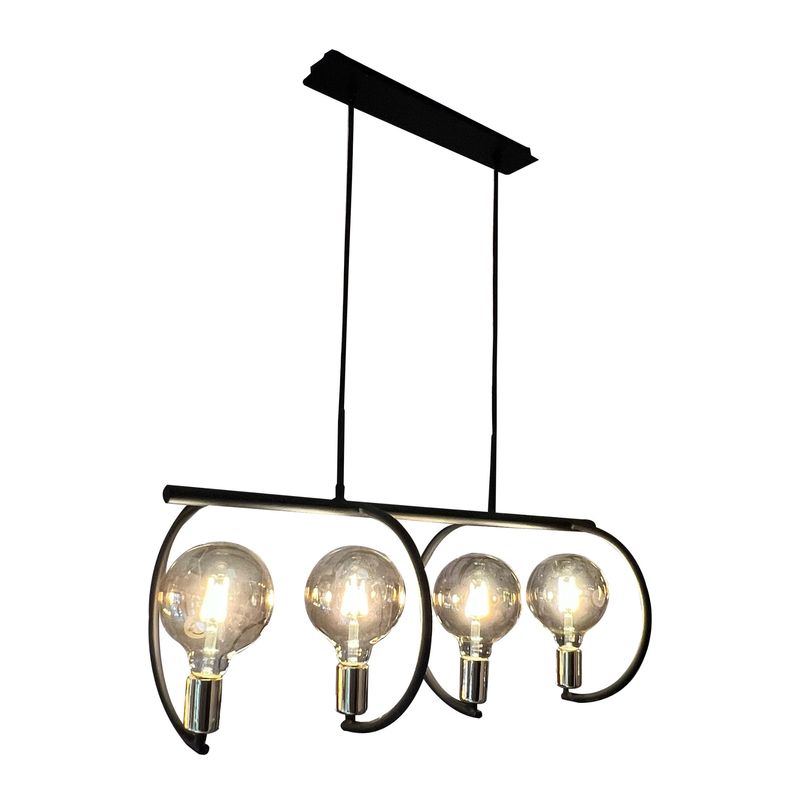 GENERICO - Lámpara de Techo 4 Luces LED Decorativa