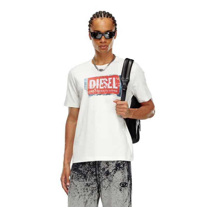DIESEL - Camiseta Manga Corta Para Hombre T-Adjust-Q6 Diesel