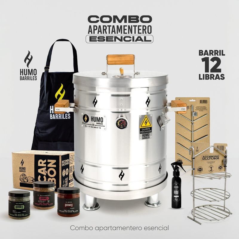 HUMO BARRILES - Combo Barril Falabella Apartamentero Esencial 12 LB
