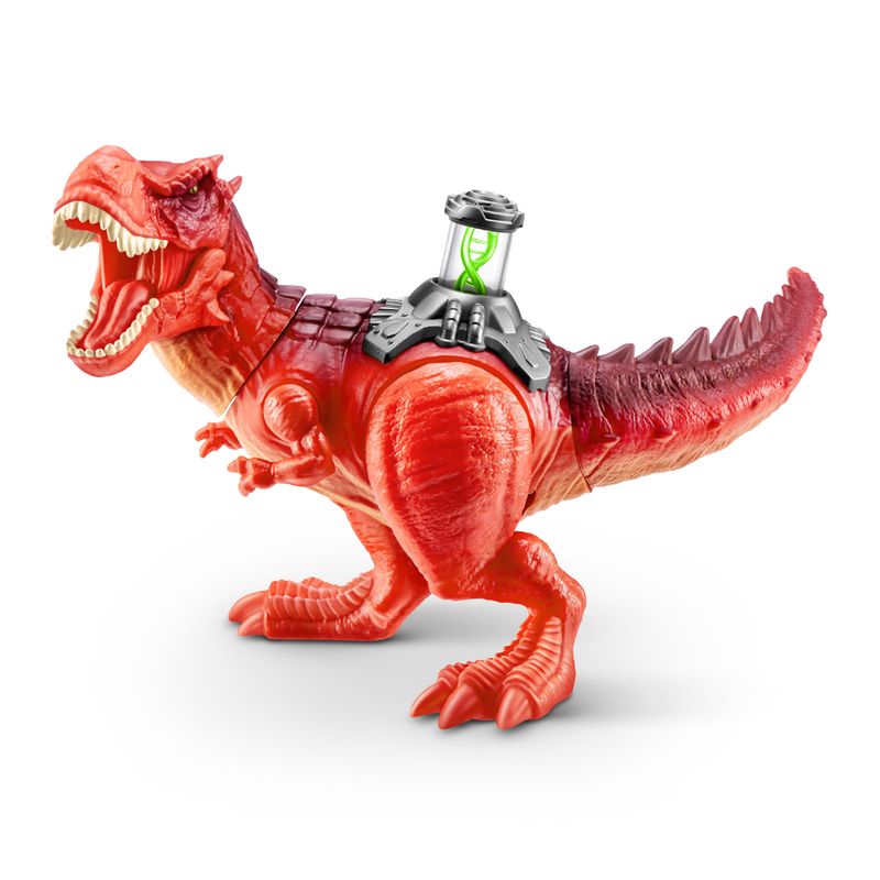 ZURU - Figura Dino T-Rex Adn Robotizado Luminoso Rojo Robo Alive