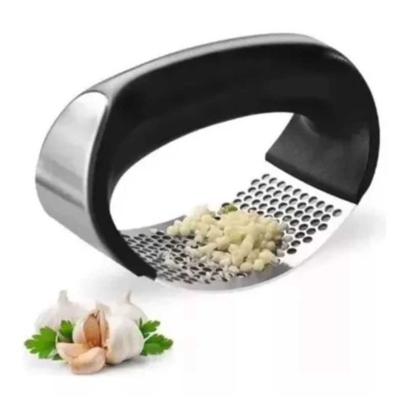 GENERICO - Prensador Machacador Triturador Ajos Cocina Acero Inoxidable