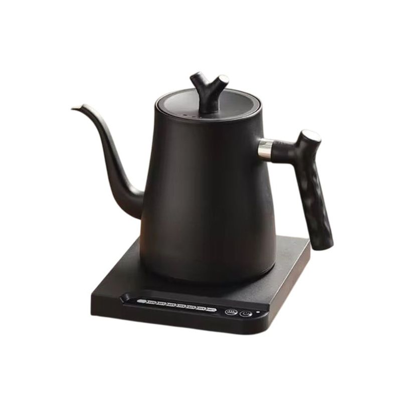 GENERICO - Tetera Eléctrica 1lt Diseño Cuello Cisne Negra