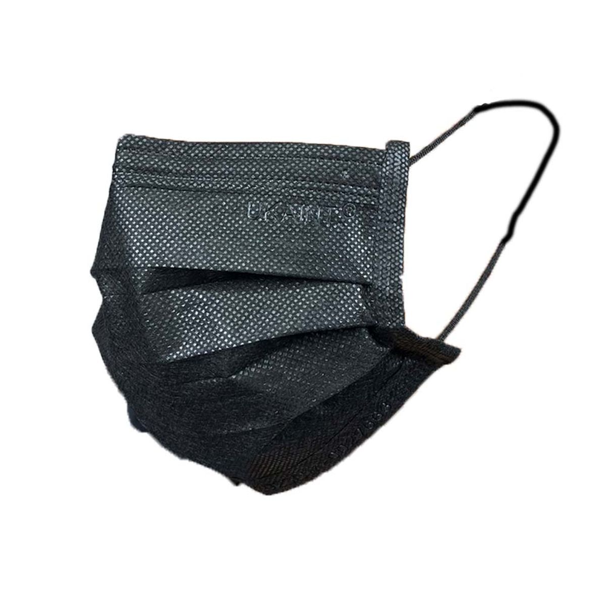 UKAINT - Tapabocas x50 Und sin empaque Invima 3 Capas Negro