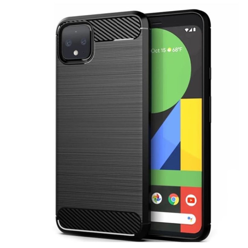 GENERICO - Funda Tipo Carbono Fiber Para Google Pixel 4 XL