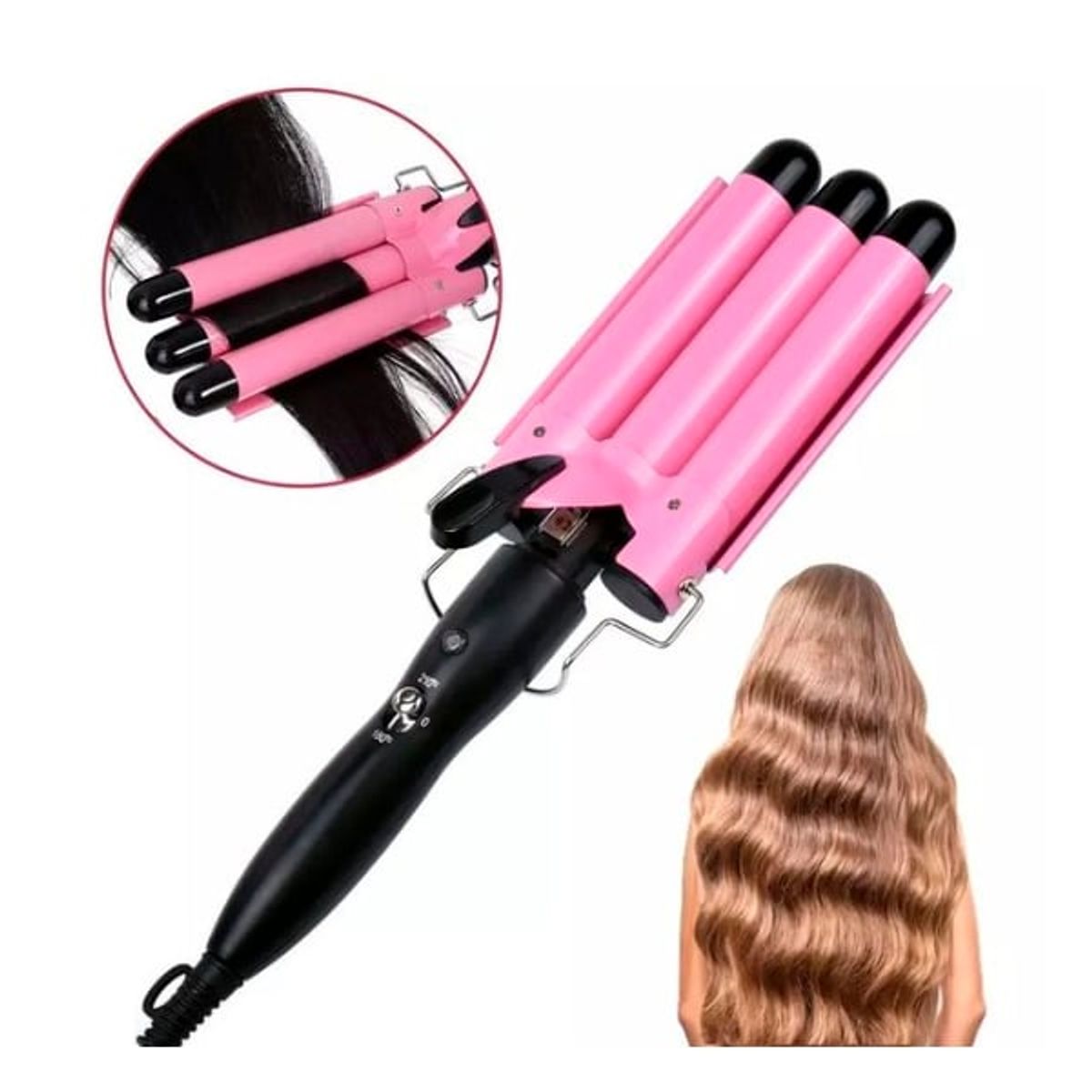 GENERICO - Pinza De Cabello Ondas De Sirena Rizadora