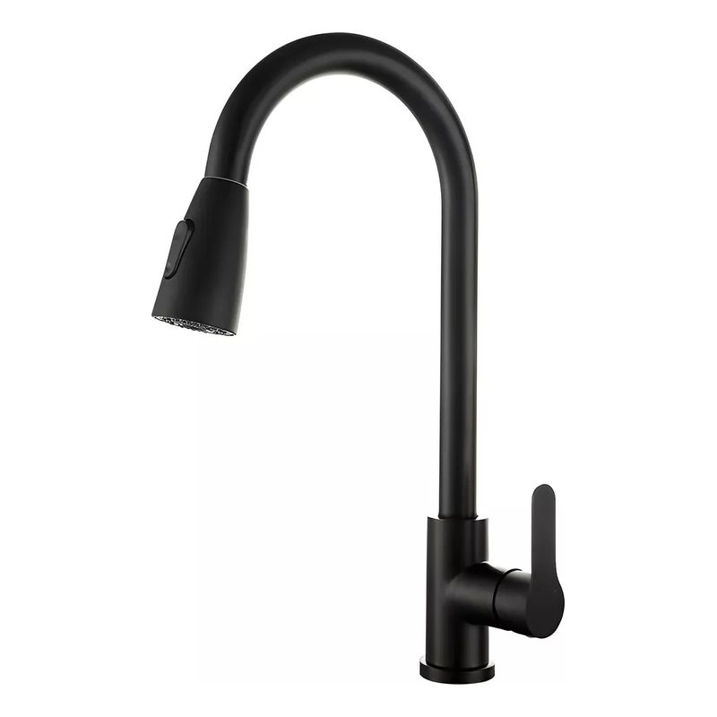 ORIGINS - Grifo Mezclador Llave De Cocina Para Fregadero Negro Mate