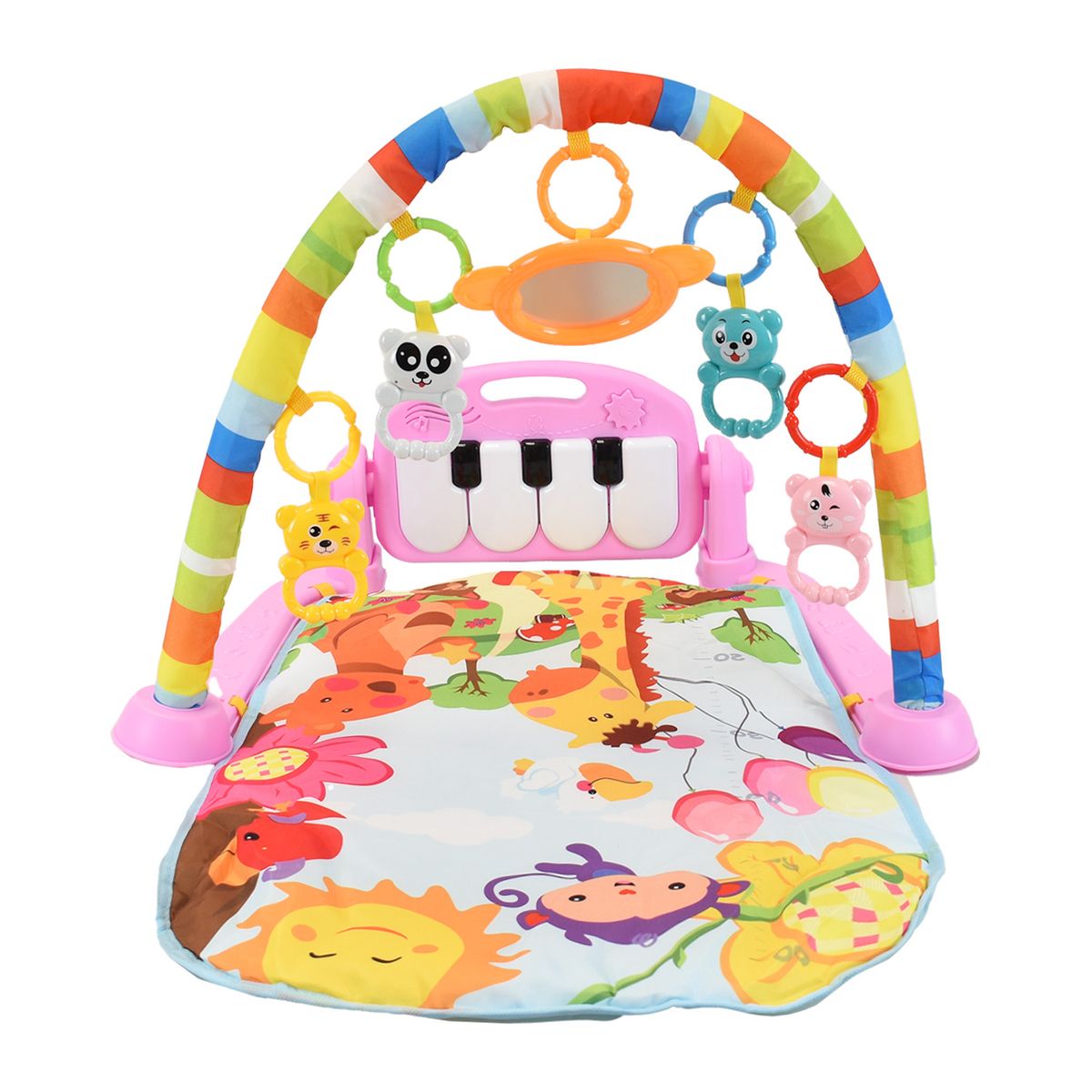 MAMI LOVE - Gimnasio Interactivo Bebé 2 en 1 Mami Love MM2352