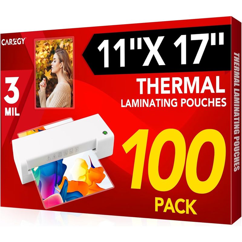 GEF - Hojas De Laminacion Bolsillos Calibre 3mil Tamaño 29x44cm