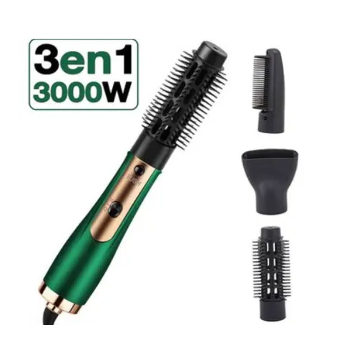 GENERICO - Cepillo Secador 3 en 1