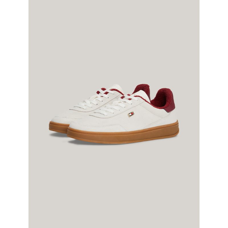TOMMY HILFIGER - Tenis blanco Heritage con logo esmaltado Tommy Hilfiger