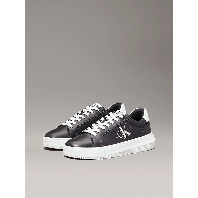 CALVIN KLEIN - Tenis negro chunky cupsole laceup Calvin Klein