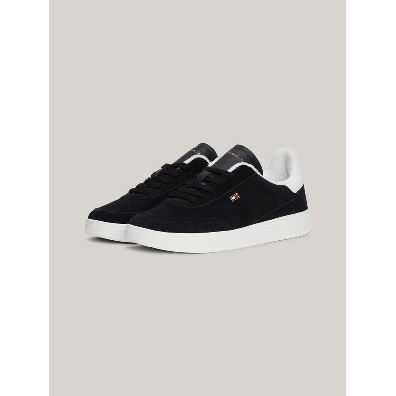 TOMMY HILFIGER - Tenis negro Heritage con logo esmaltado Tommy Hilfiger