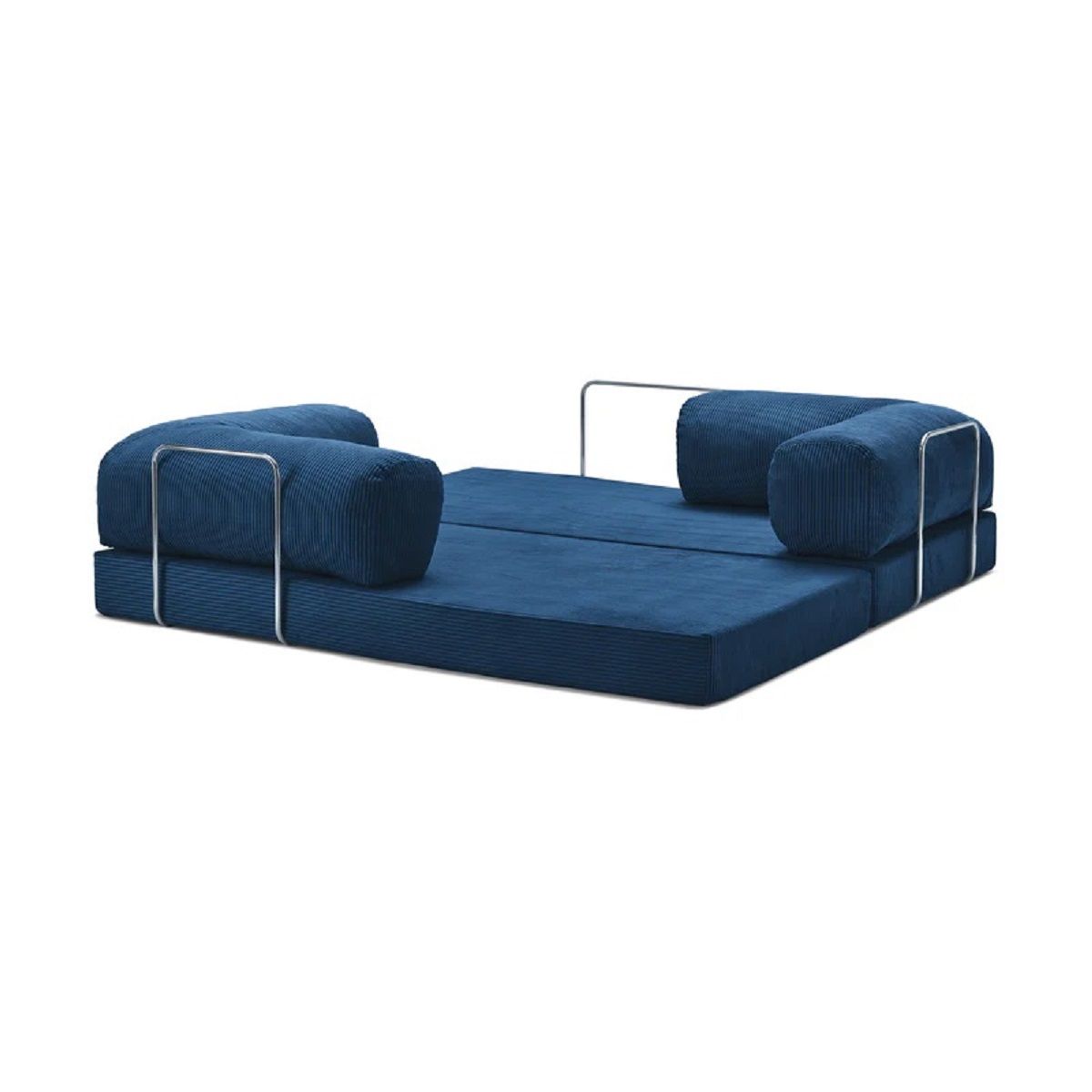 BANZAY - Sofá  Cama Abrazo de Oso 180 Azul Rey