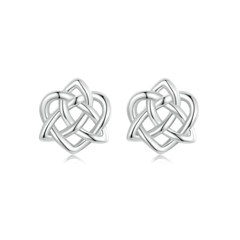 Pendientes Atrapa Sueños Con Flor De La Vida Fabricados En Plata De Ley