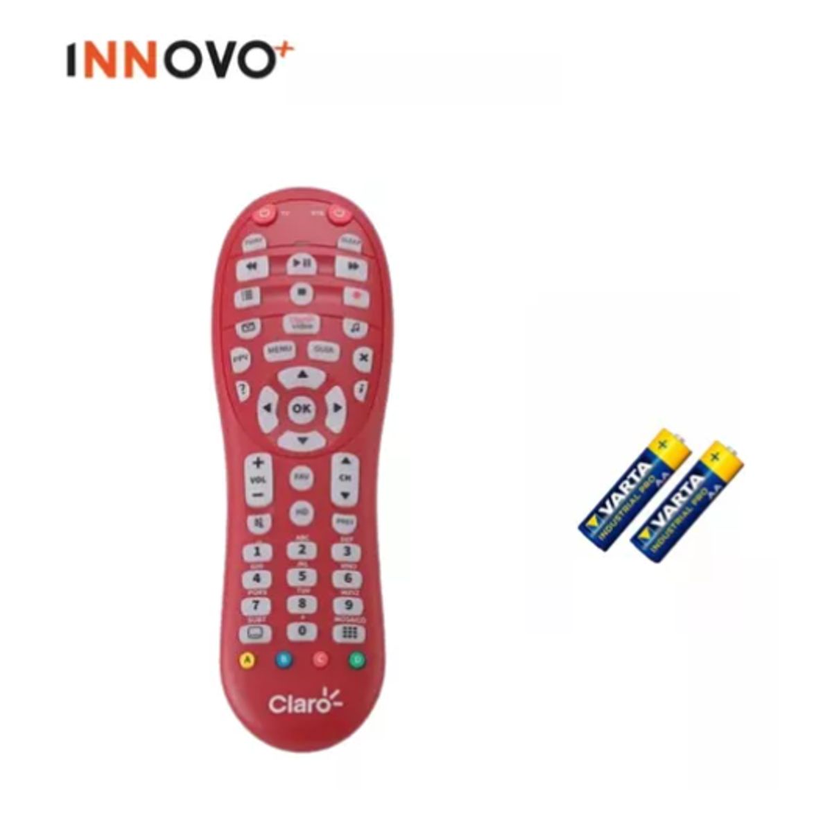 INNOVA - Control Remoto Compatible Con Tv Decodificador Claro Hogar