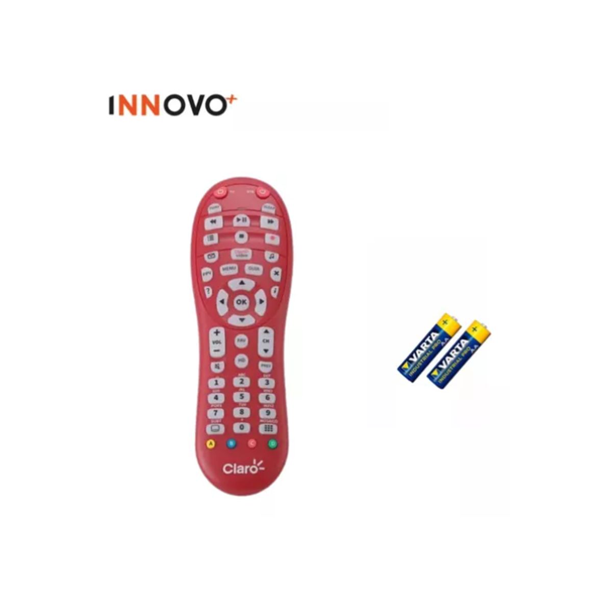INNOVA - Control Remoto Compatible Con Tv Decodificador Claro Hogar
