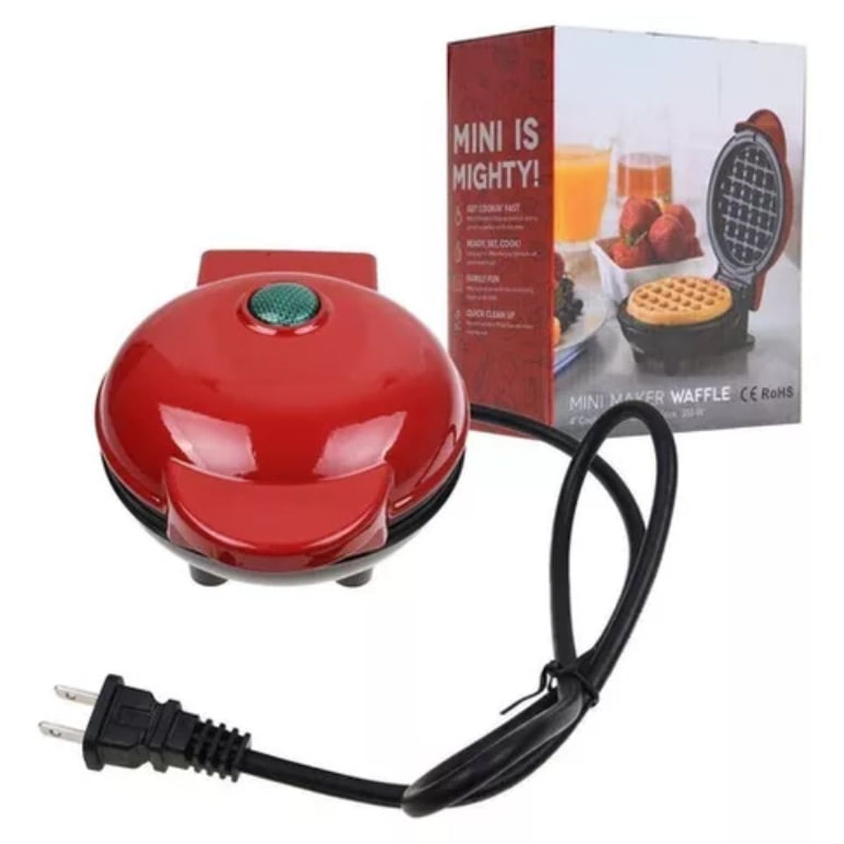 GENERICO - Mini Maquina Para Hacer Waffles