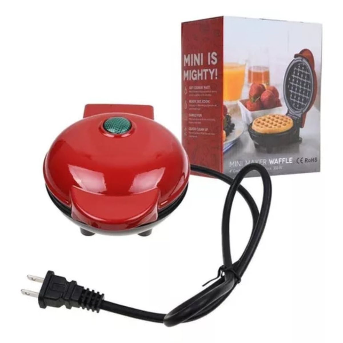 GENERICO - Mini Maquina Para Hacer Waffles