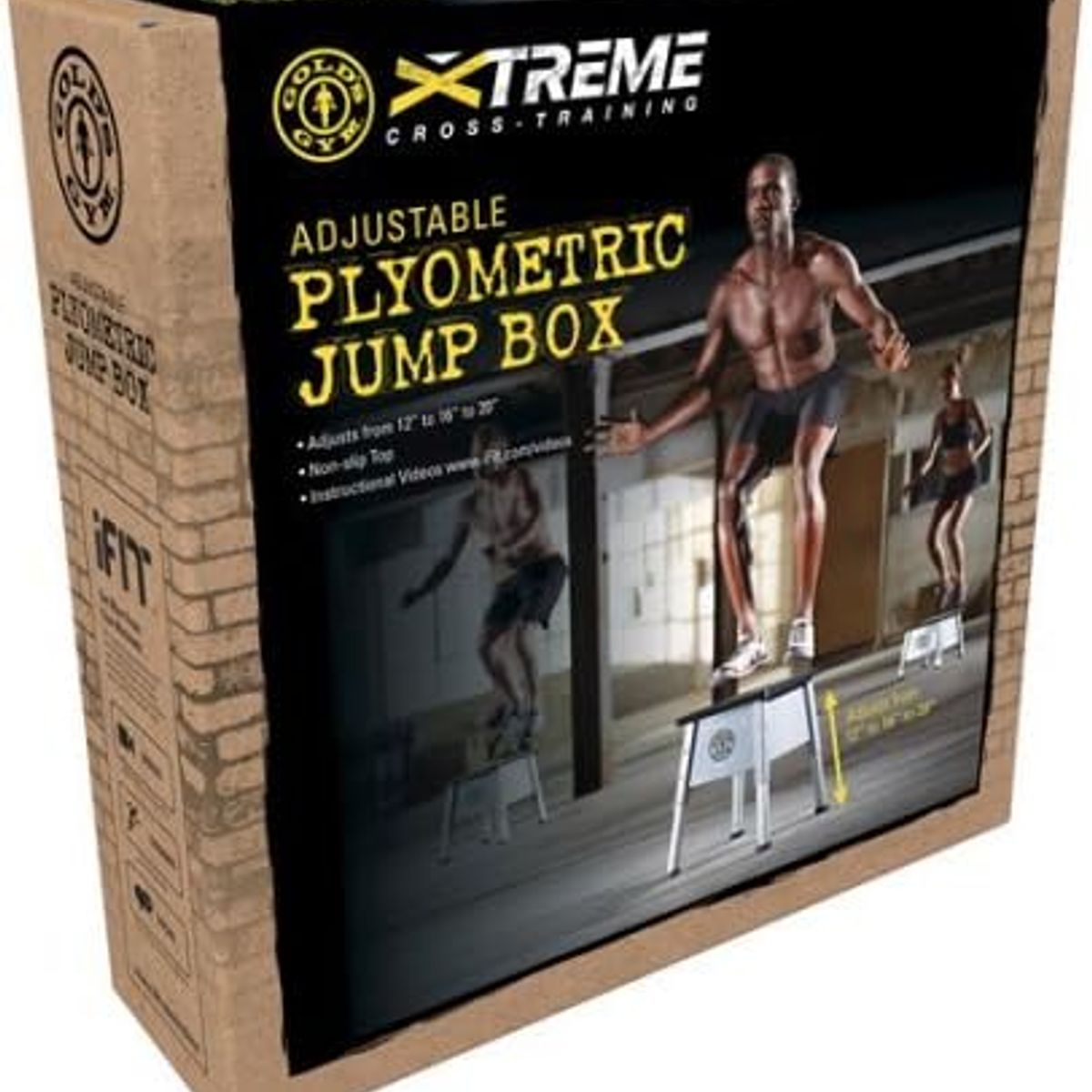 GENERICO - CAJON PLIOMETRICO PARA SALTO BOX JUMP