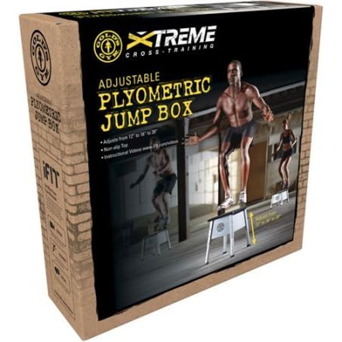 GENERICO - CAJON PLIOMETRICO PARA SALTO BOX JUMP