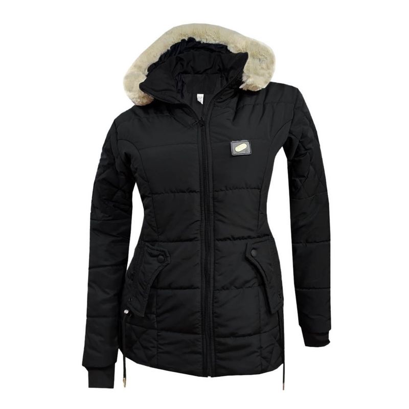 MODA EN CIRCUITO - Chaqueta Semigaban para Mujer Impermeable Forrada en Ovejero