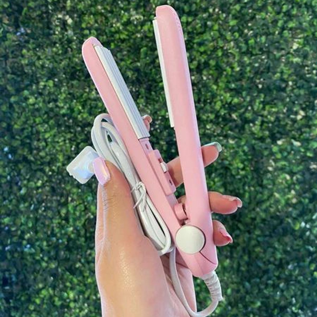GENERICO - Mini plancha para cabello viajera portátil liviana