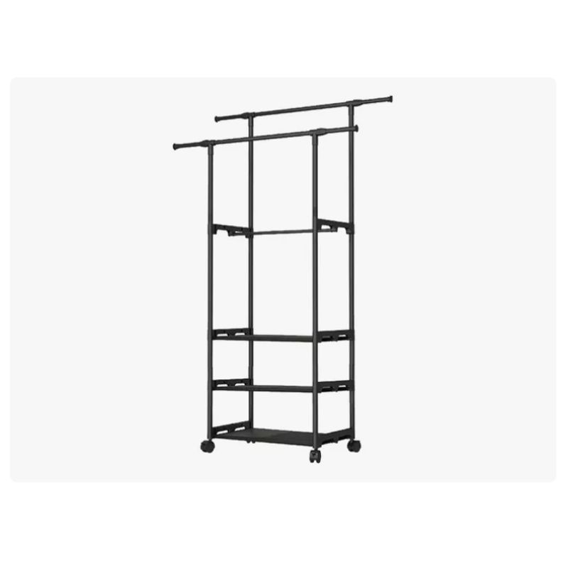 INNOVA - Organizador Rack De Ropa Práctico Armable Innovo Home