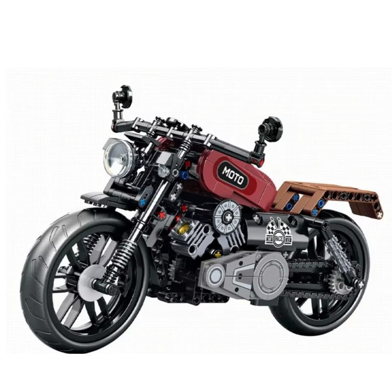 INFANTILES CAJUROMIX - Moto De Bloques Para Armar Ideal Para Jugar 469 PCS