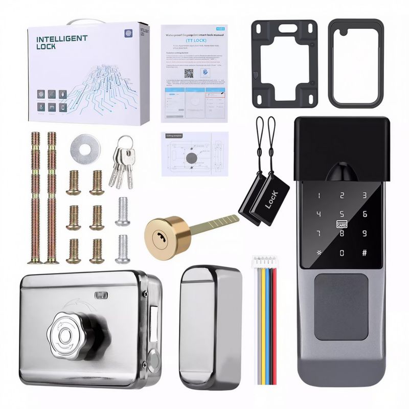 GENERICO - Cerradura Digital IP65 – Alta Seguridad con 5 Modos de Acceso