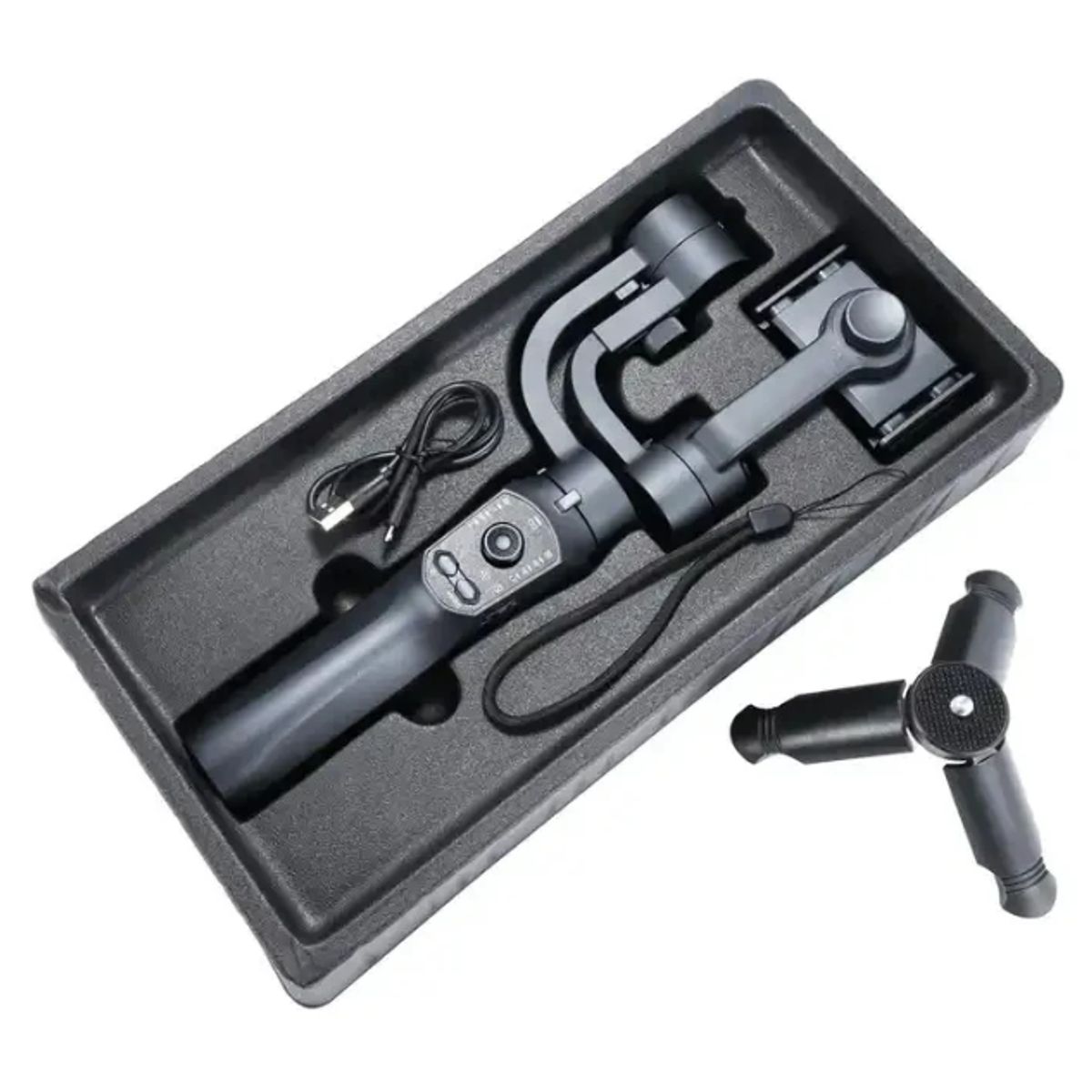 GENERICO - Estabilizador De Video 3 Ejes Recargable F10 PRO