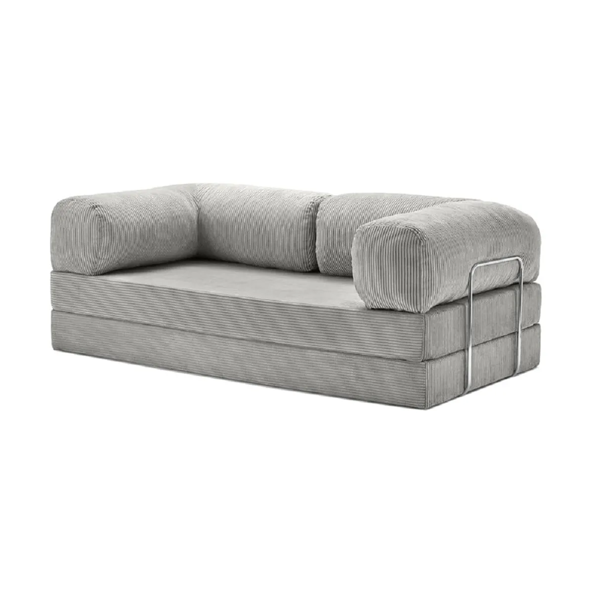 BANZAY - sofá cama abrazo de oso 180 Gris Plata