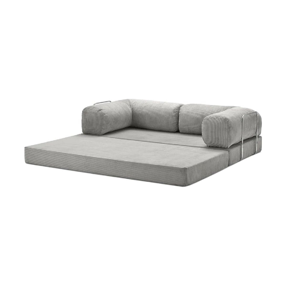 BANZAY - sofá cama abrazo de oso 180 Gris Plata