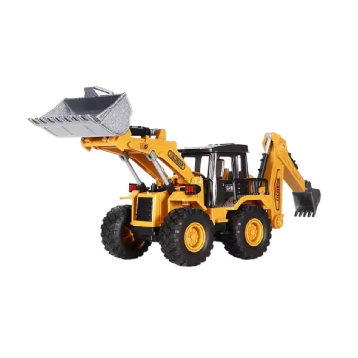 GENERICO - Retroexcavadora Pajarita Juguete Escala 155