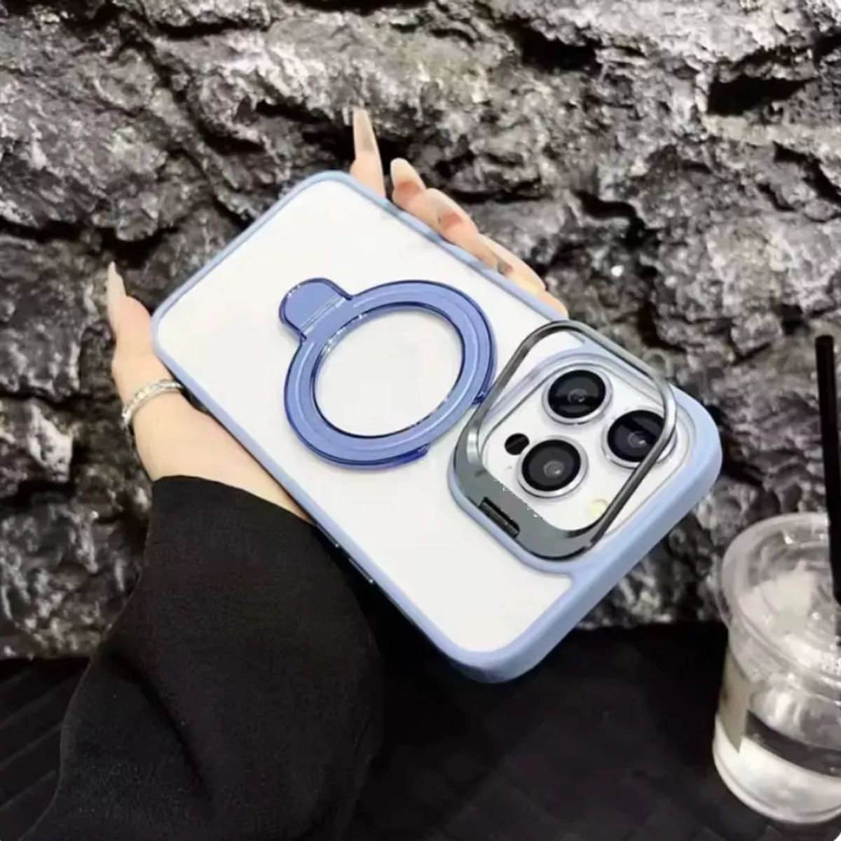 GENERICO - Estuche Funda Forro + Protector De Cámara Para iphone 16