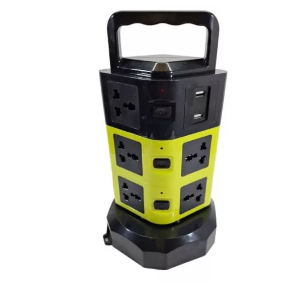 ZHOPI CO - Multitoma Corriente Torre Vertical 3 Niveles 2 Usb 11 Tomas.