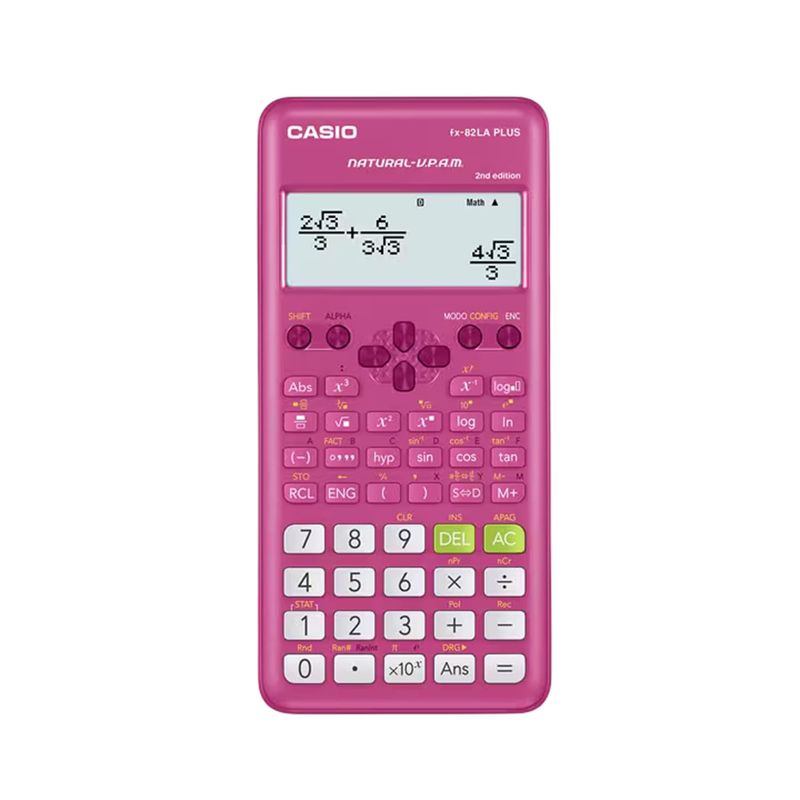 CASIO - Calculadora Científica FX-82LA Plus2 Pink Casio