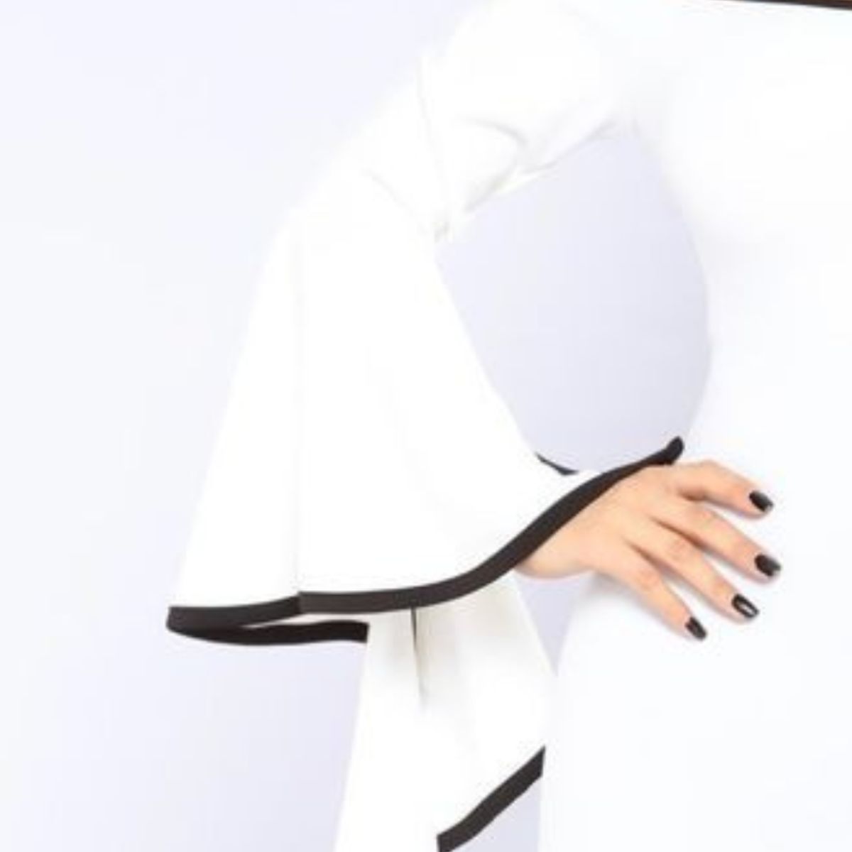 NEGRELI - VESTIDO DE MUJER CON MANGAS CAMPANA