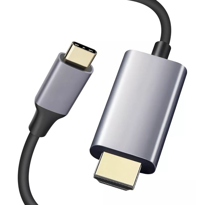 GENERICO - Cable Adaptador Conversor Usb Tipo C A Hdmi 4k Celu Mac 2m