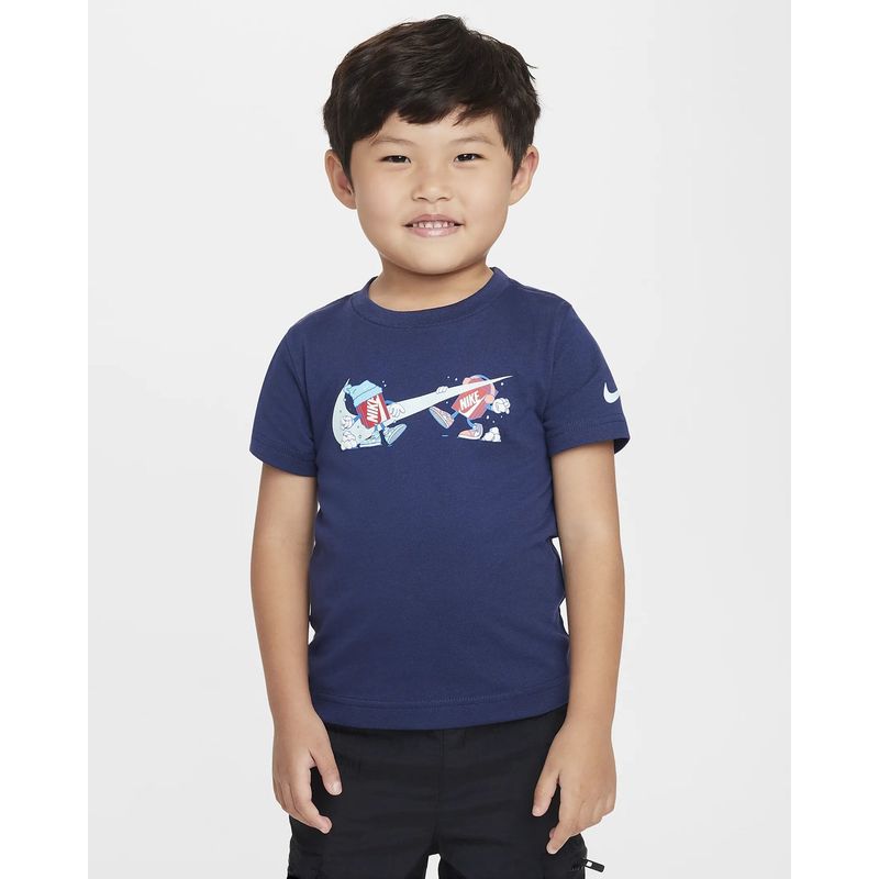 NIKE - CAMISETA NIKE NIÑO NKB BOXY SNOWBALL 76M568-U90 2 A 4 AÑOS