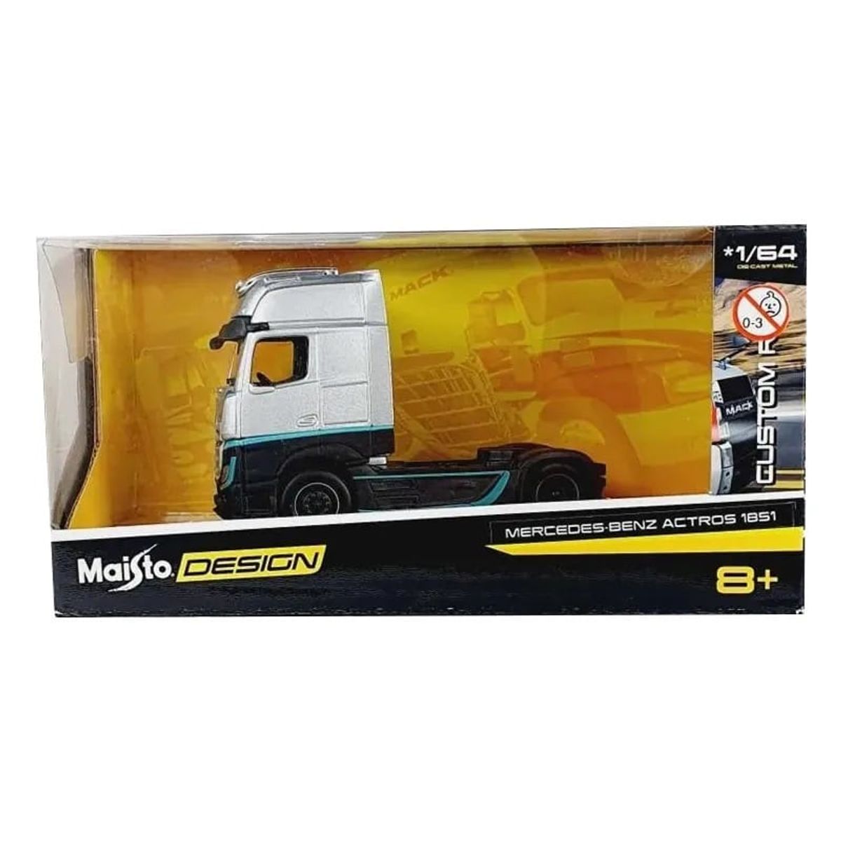 JUGANDO Y EDUCANDO - Camión Coleccionable Mercedes Benz Actros Escala 164