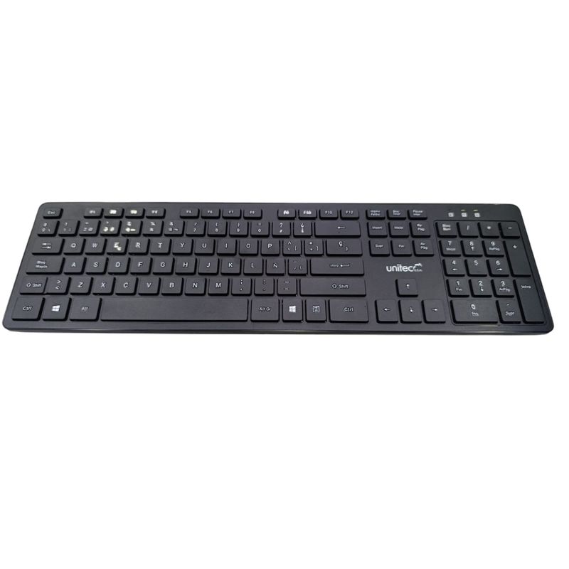 GENERICO - Teclado Inalambrico Diseño Slim W053 En Español