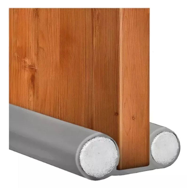 GENERICO - Tapon Puerta Burlete Polvo Sello Protecto Insecto Ruido Color Negro