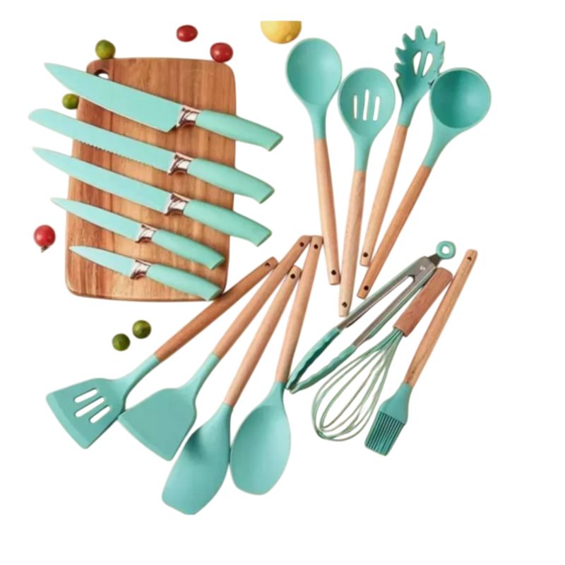 GENERICO - Set de cucharones y accesorios para cocina K-19p