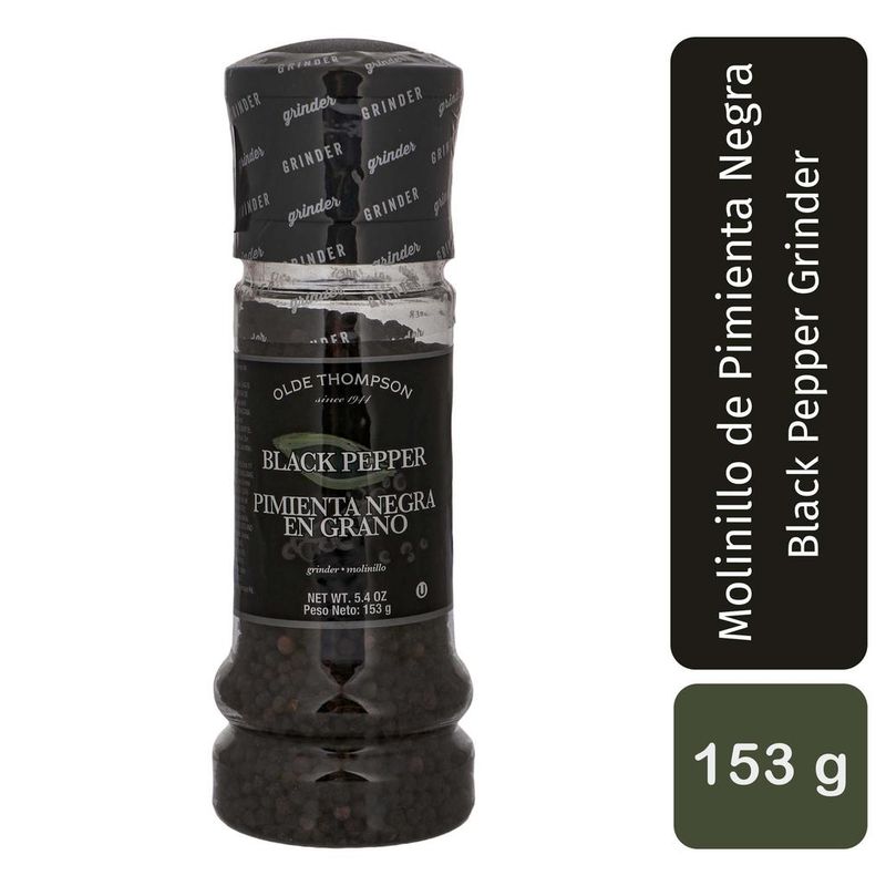 GENERICO - Pimienta Negra con Molinillo 153 g