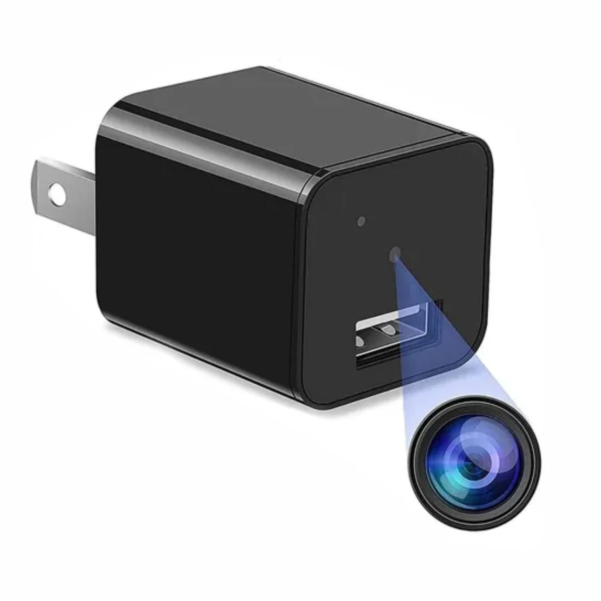GENERICO - Cargador Usb Espía Con Cámara Wifi 1080p Grabación Continua