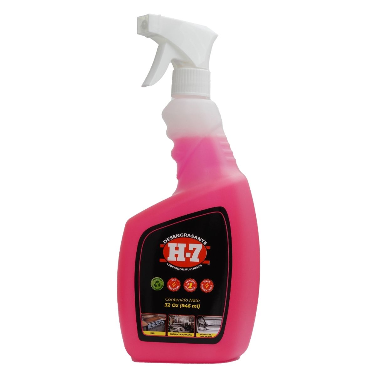 H7 - Desengrasante Biodegradable H7 Atomizador 32oz X2 Und
