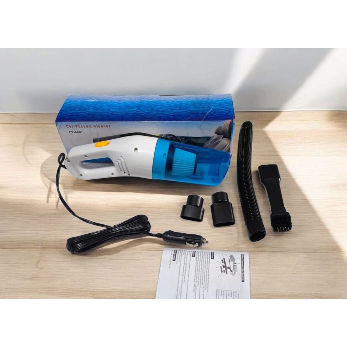 GENERICO - Aspiradora para carro aspiradora de mano azul