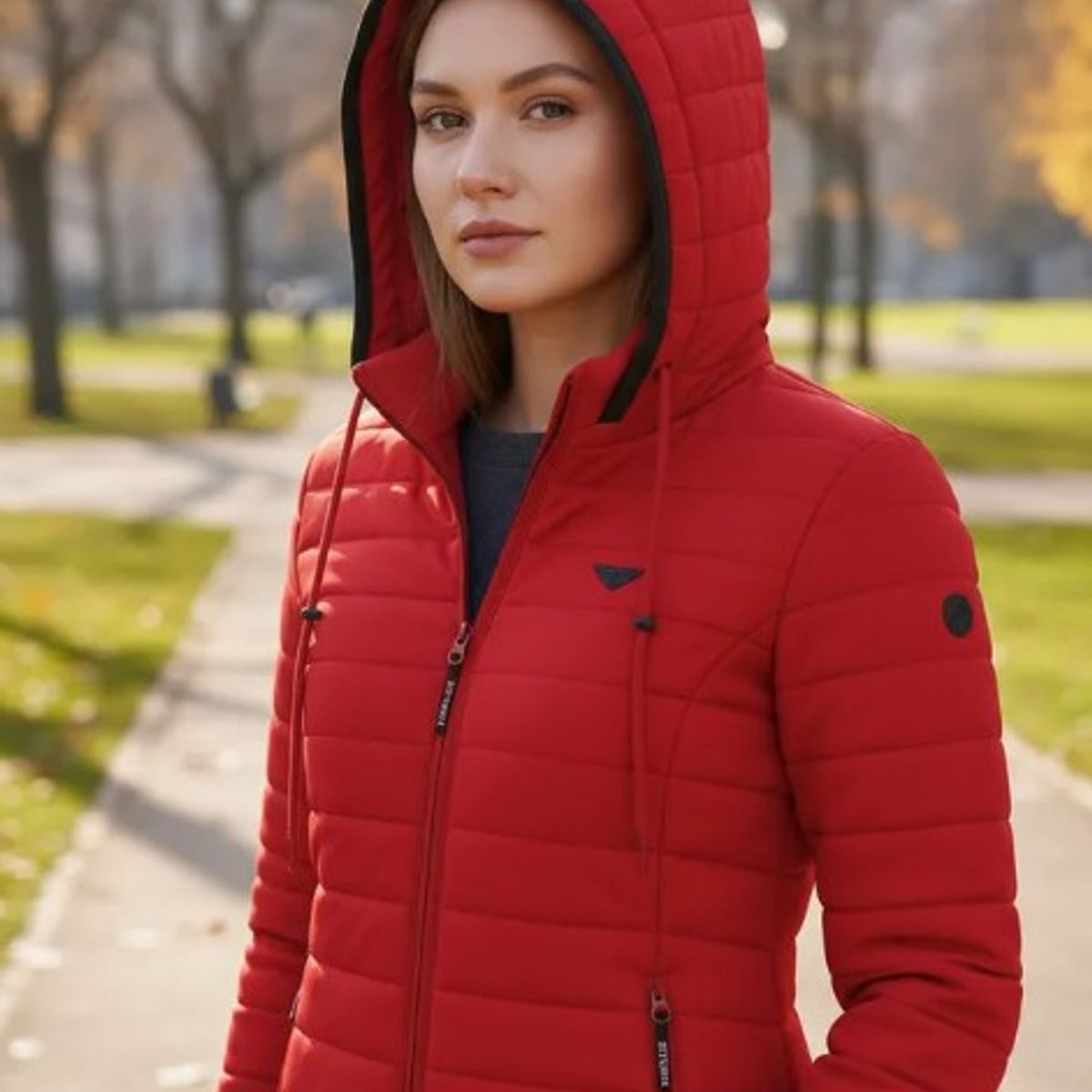 MODA EN CIRCUITO - Chaqueta Impermeable Liviana para Mujer