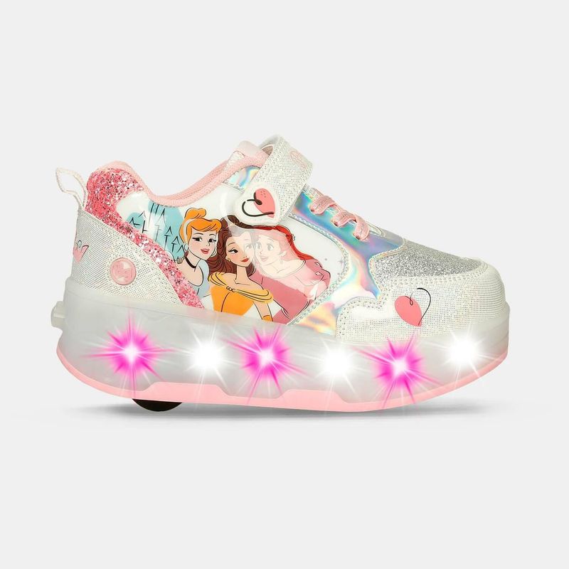 DISNEY - Tenis Con Luces Junior Para Niña Licenses Disney Multicolor Magdalena L