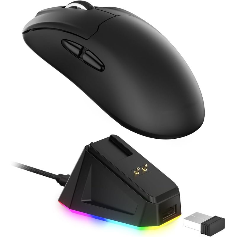 STAR - Mouse Gamer LTC GM022 Sensor Paw3395 Tri Modo Inalámbrico 55G